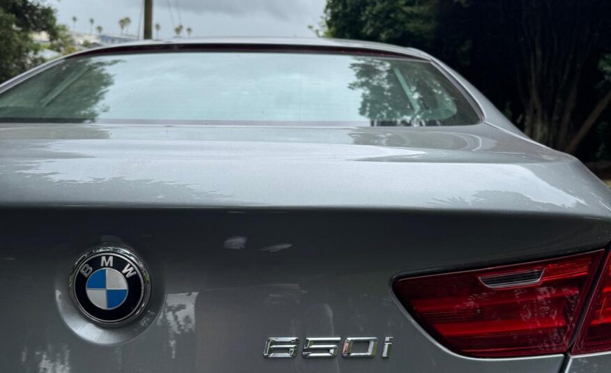 2012 BMW 650I